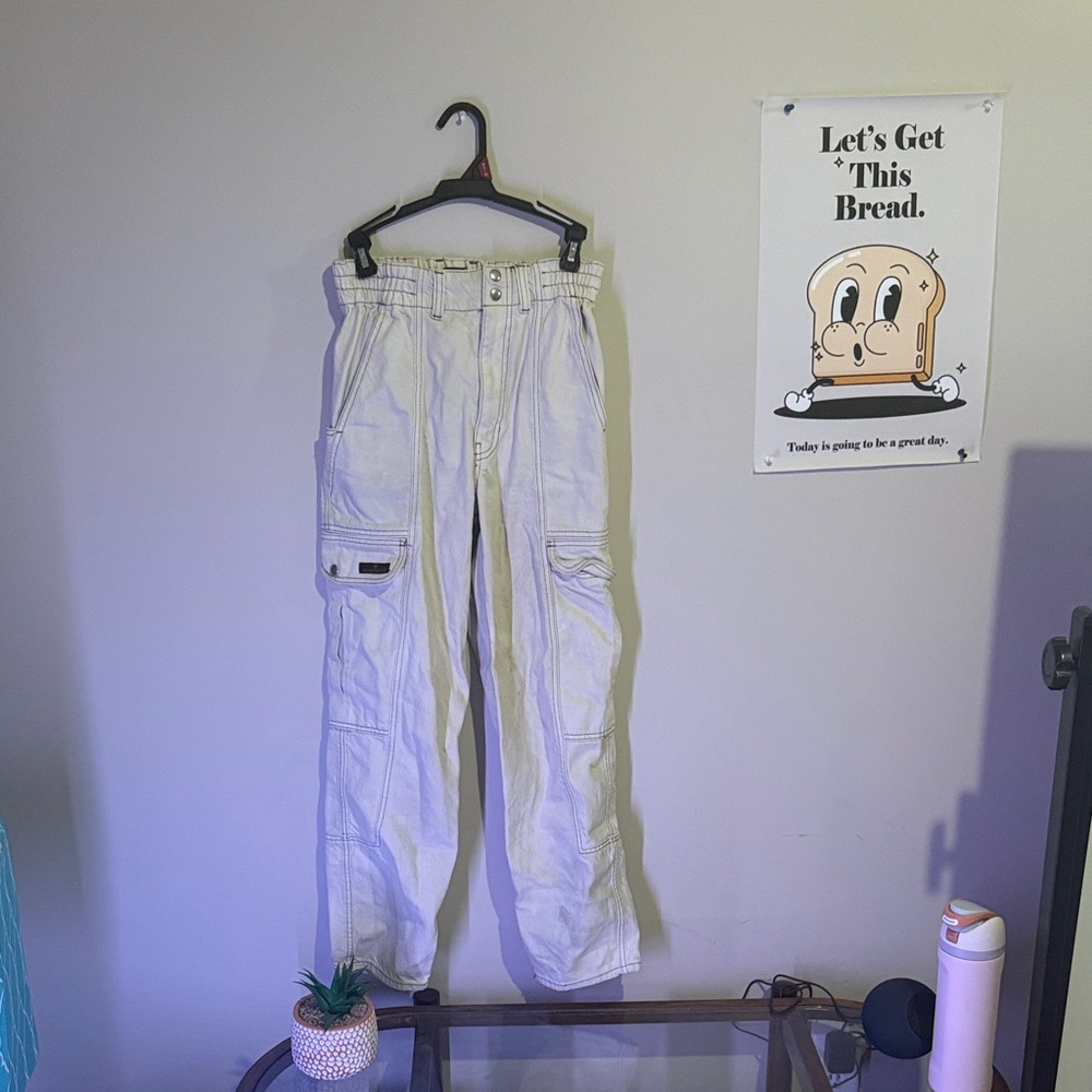 BDG Light Beige Cargo Pants